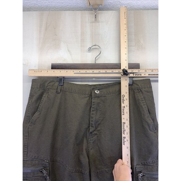 Profile Mens Cargo Brown 100% Cotton Straight Leg Tactical Pants Size 38-6936 - Picture 2 of 10